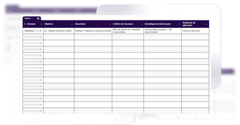 Mockup Template Evolução Terapêutica