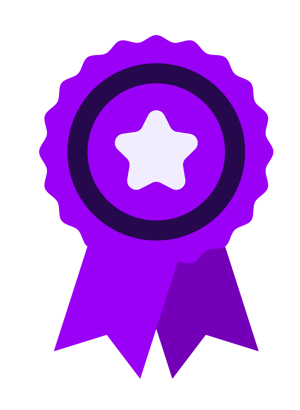medalinha_Gradient Star Award Ribbon